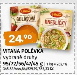 Terno Vitana Polévka nabídka