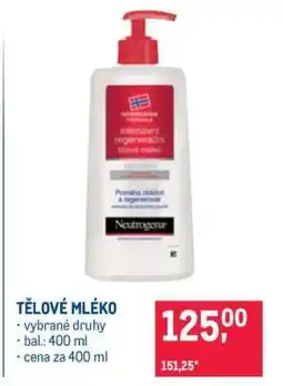 Makro Tělové mléko nabídka