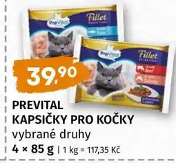 Terno PREVITAL Kapsičky pro kočky nabídka