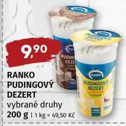 Terno RANKO Pudingový dezert nabídka