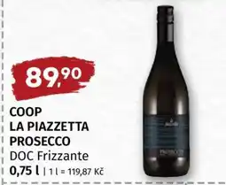 Terno Coop La Piazzetta Prosecco DOC Frizzante nabídka