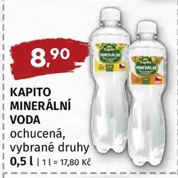 Terno KAPITO MINERÁLNÍ VODA nabídka