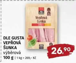 Terno DLE GUSTA VEPŘOVÁ ŠUNKA výběrová nabídka