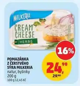 Penny Market POMAZÁNKA Z ČERSTVÉHO SÝRA MILKERIA nabídka