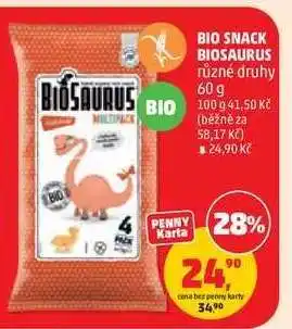 Penny Market BIO SNACK BIOSAURUS nabídka