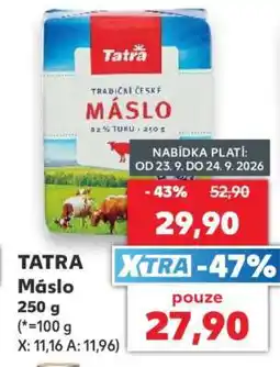 Kaufland Tatra Máslo nabídka