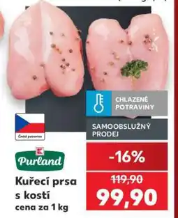 Kaufland Kuřecí prsa s kostí nabídka