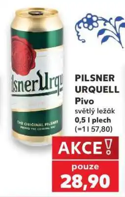Kaufland Pilsner Urquell nabídka