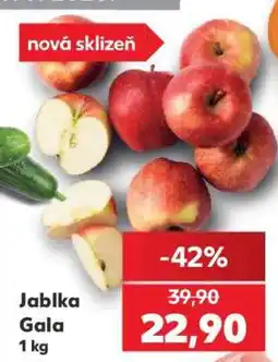 Kaufland JABLKA GALA nabídka