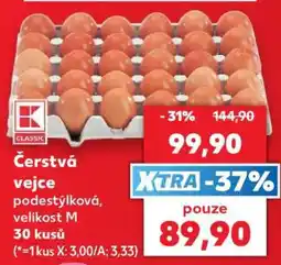 Kaufland ČERSTVÁ VEJCE nabídka