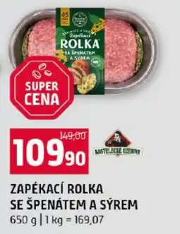 Terno Nagotelské cizíny zapékací rolka se špenátem a sýrem nabídka