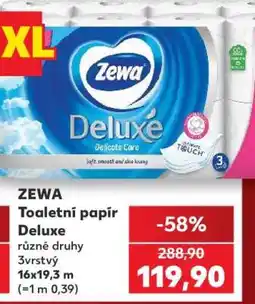 Kaufland Zewa toaletní papír Deluxe nabídka