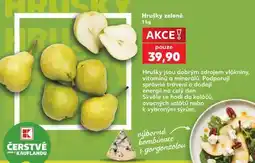 Kaufland Hrušky zelené nabídka