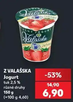 Kaufland Z VALAŠSKA Jogurt nabídka