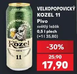 Kaufland Velkopopovický Kozel 11 nabídka
