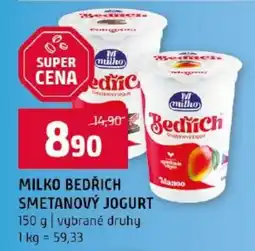 Terno Milko bedřich smetanový jogurt nabídka