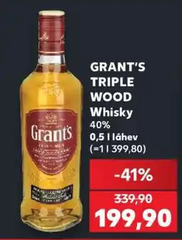 Kaufland Grant’s Triple Wood Whisky nabídka