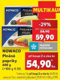 Kaufland NOWACO Plněné papriky nabídka