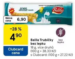 Tesco Balila Trubičky bez lepku nabídka