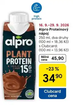 Tesco Alpro Proteinový nápoj nabídka