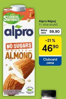 Tesco Alpro nápoj nutty almond nabídka