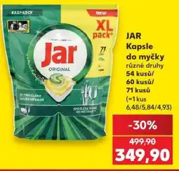 Kaufland Jar kapsle do myčky nabídka