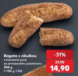 Kaufland Bageta s cibulkou nabídka