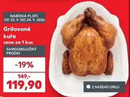 Kaufland Grilované kuře nabídka