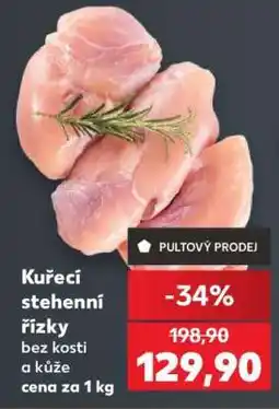 Kaufland Kuřecí stehenní řízky nabídka