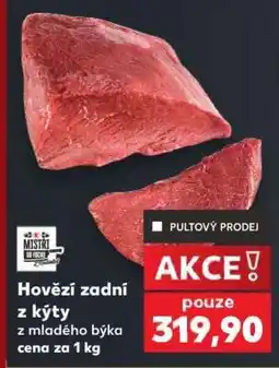 Kaufland Hovězí zadní z kýty z mladého býka nabídka