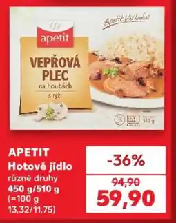 Kaufland APETIT Hotové jídlo nabídka