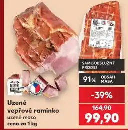Kaufland Uzené vepřové ramínko nabídka