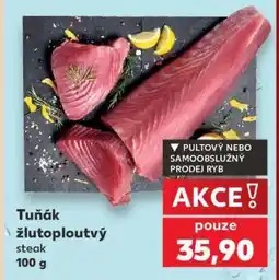 Kaufland Tuňák žlutoploutvý – steak nabídka