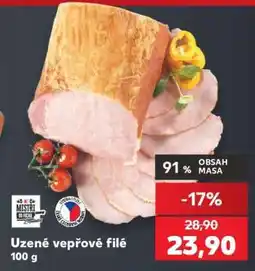 Kaufland Uzené vepřové filé 100 g nabídka