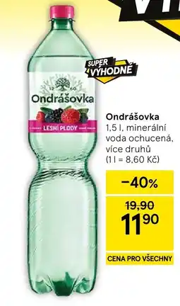 Tesco Ondrášovka lesní plody nabídka