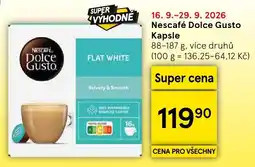 Tesco Nescafé Dolce Gusto Kapsle nabídka