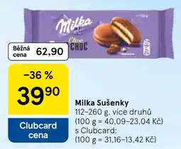 Tesco Milka Sušenky nabídka