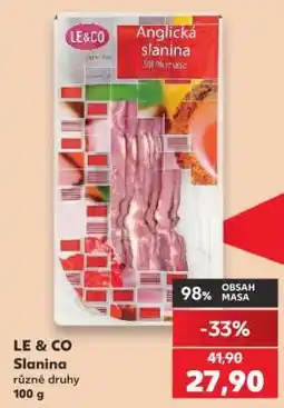 Kaufland LE & CO Slanina nabídka