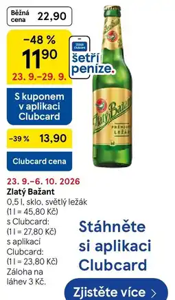 Tesco Zlatý Bažant nabídka