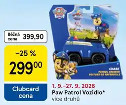 Tesco Paw Patrol Vozidlo nabídka