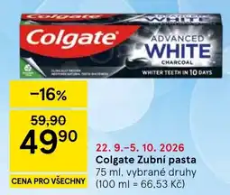Tesco Colgate Zubní pasta nabídka