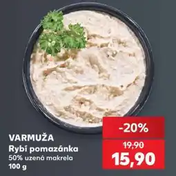 Kaufland VARMUŽA Rybí pomazánka nabídka