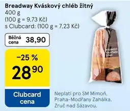Tesco Breadway kváskový chléb žitný nabídka