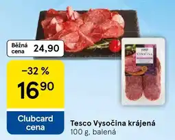 Tesco Tesco Vysočina krájená nabídka