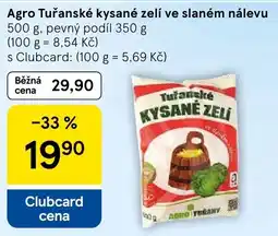 Tesco Agro Tuřanské kysané zelí nabídka