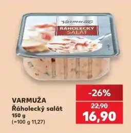 Kaufland VARMUŽA Řáholecký salát nabídka