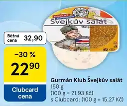 Tesco Gurman Klub Švejkův salát nabídka