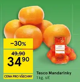 Tesco Tesco Mandarinky nabídka