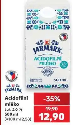 Kaufland Acidofilní mléko nabídka