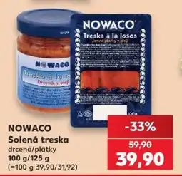 Kaufland NOWACO Solená treska nabídka